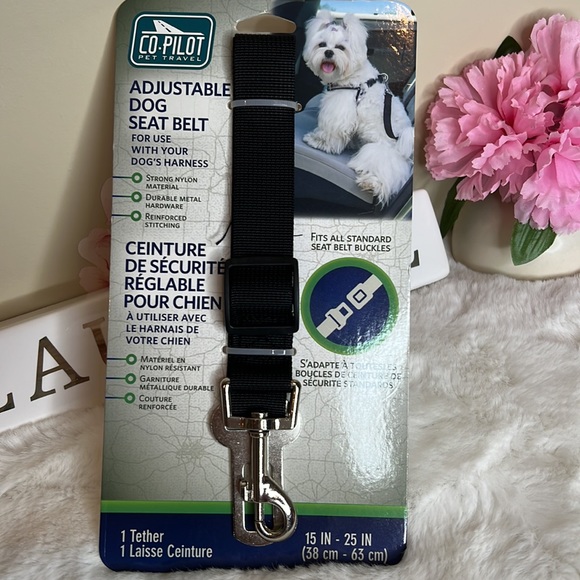 Co*Pilot Pet Travel Adjustable Dog Seat Belt. - Picture 6 of 7